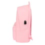 Mochila Escolar Munich +usb munich Rosa 31 x 44 x 18 cm