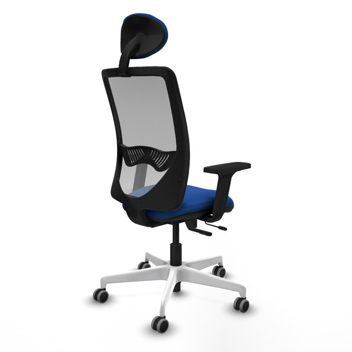 PIQUERAS Y CRESPO Silla de oficina Zulema Azul con mecanismo Sincro/Traslack PIQUERAS Y CRESPO Silla de oficina Zulema Azul con mecanismo Sincro/Traslack