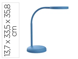 Maul Lámpara de escritorio LED 5W 769lm Luz Cálida Brazo y Cabezal Giratorios Azul