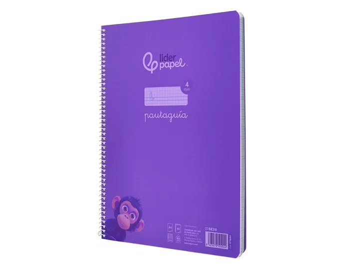 Liderpapel Cuaderno Espiral A4 Pautaguía Lila Liderpapel Cuaderno Espiral A4 Pautaguía Lila