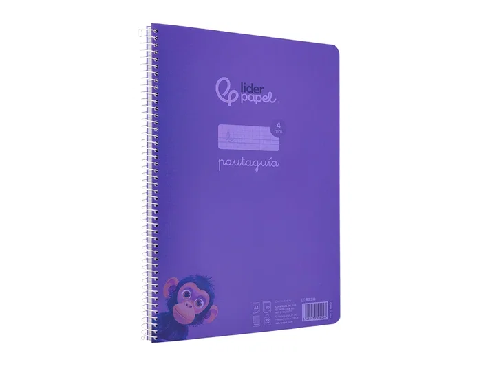 Liderpapel Cuaderno Espiral A4 Pautaguía Lila Liderpapel Cuaderno Espiral A4 Pautaguía Lila