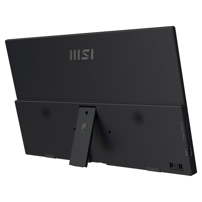 MSI PRO MP165DE E6 - Monitor portátil Full HD IPS 15.6 pulgadas (1920 x 1080, 60 Hz, 4 ms, USB-C, HDMI 2.0b, 250 cd/m², Negro) con soporte VESA 75x75 MSI PRO MP165DE E6 - Monitor portátil Full HD IPS 15.6 pulgadas (1920 x 1080, 60 Hz, 4 ms, USB-C, HDMI 2.0b, 250 cd/m², Negro) con soporte VESA 75x75