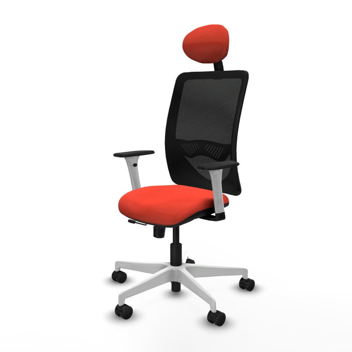 PIQUERAS Y CRESPO Silla de oficina Zulema Naranja oscuro y Negro PIQUERAS Y CRESPO Silla de oficina Zulema Naranja oscuro y Negro