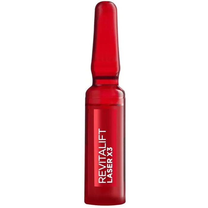 Conjunto, L'Oreal Paris, Revitalift Laser Renew, Ácido glicólico, Pelado, Sérum de Tratamiento en Ampollas, Para la cara, Para mujeres, 7 uds, 1 ml Conjunto, L'Oreal Paris, Revitalift Laser Renew, Ácido glicólico, Pelado, Sérum de Tratamiento en Ampollas, Para la cara, Para mujeres, 7 uds, 1 ml