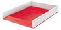 LEITZ WOW DUAL Bandeja de sobremesa Rojo metalizado/Blanco