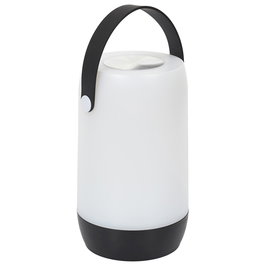 Home Deco Factory Lámpara Led Táctil Negra con Asa Interior y Exterior Portátil