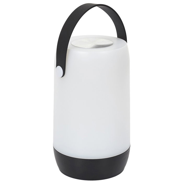 Home Deco Factory Lámpara Led Táctil Negra con Asa Interior y Exterior Portátil Home Deco Factory Lámpara Led Táctil Negra con Asa Interior y Exterior Portátil