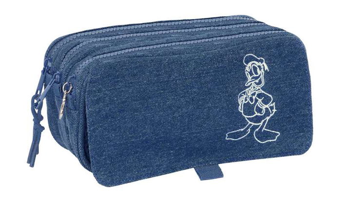 Portatodo Triple Donald Azul 21,5 x 10 x 8 cm