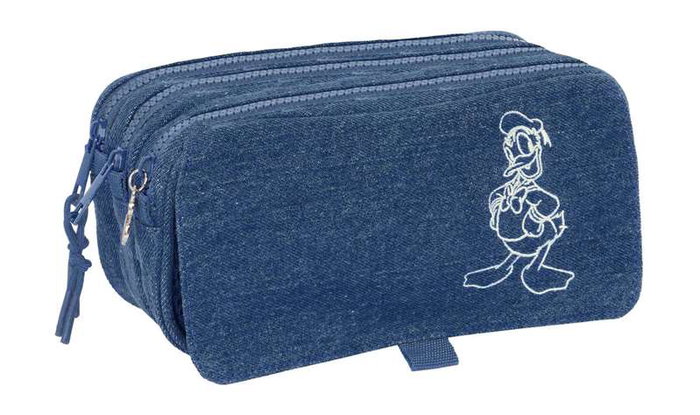 Portatodo Triple Donald Azul 21,5 x 10 x 8 cm