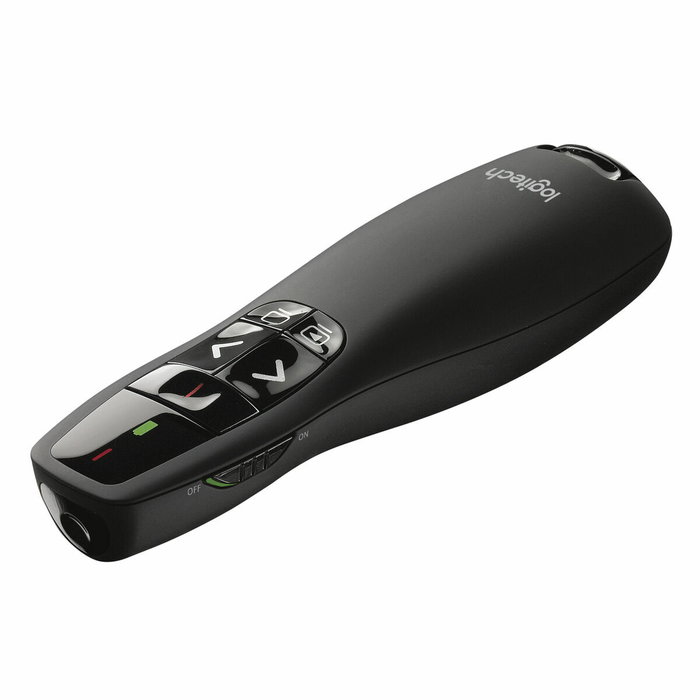 Logitech R400 Presentador Inalámbrico con Puntero Láser Rojo