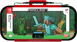 PDP Estuche de viaje Realmz Travel Case Plus Glow Minecraft para Nintendo Switch