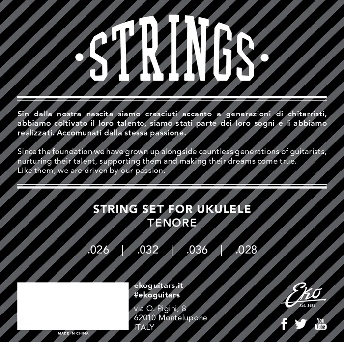 EKO Ukelele Tenor Tamaño Medium EKO Ukelele Tenor Tamaño Medium