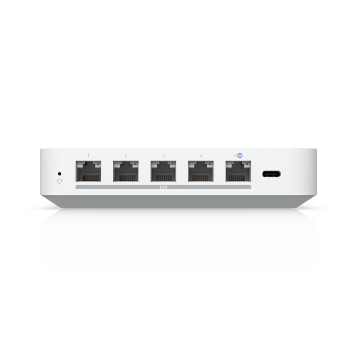 Ubiquiti Gateway Max IK04, 1x 2.5 GbE WAN, 4x 2.5 GbE LAN, Puerta de Enlace Compacta de Alto Rendimiento