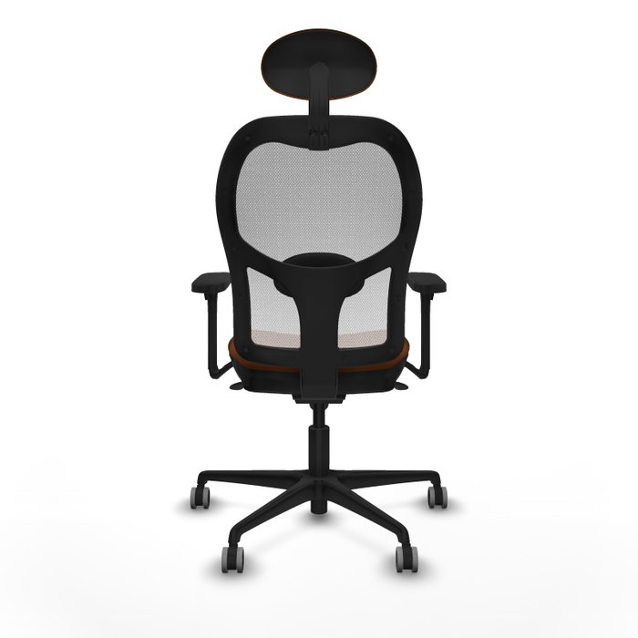 PIQUERAS Y CRESPO Silla de oficina Jorquera Marrón y Blanco