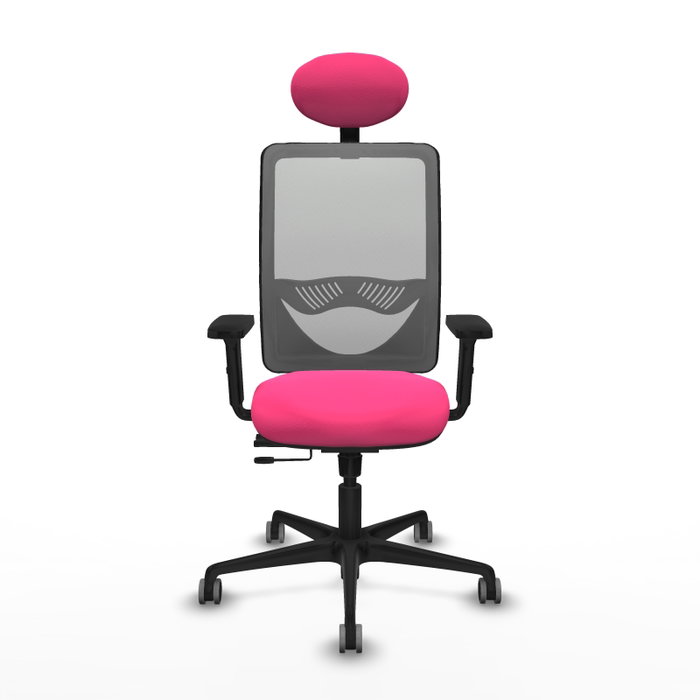 PIQUERAS Y CRESPO Silla de oficina Zulema Rosa y Gris PIQUERAS Y CRESPO Silla de oficina Zulema Rosa y Gris