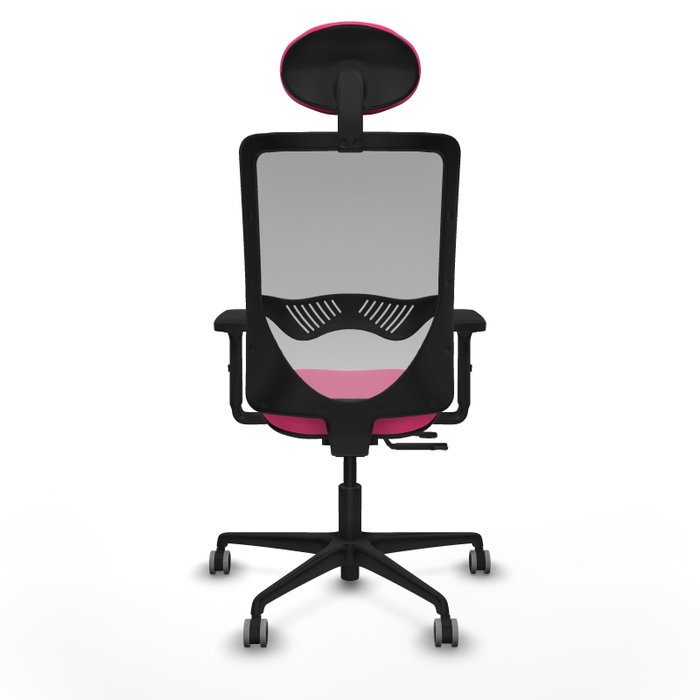 PIQUERAS Y CRESPO Silla de oficina Zulema Rosa y Gris PIQUERAS Y CRESPO Silla de oficina Zulema Rosa y Gris