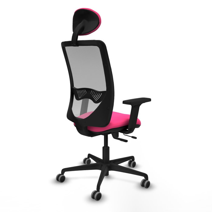 PIQUERAS Y CRESPO Silla de oficina Zulema Rosa y Gris PIQUERAS Y CRESPO Silla de oficina Zulema Rosa y Gris