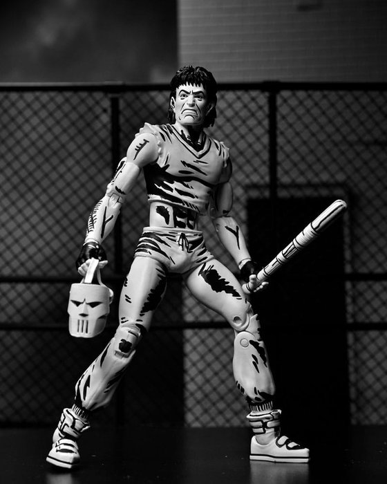 Teenage Mutant Ninja Turtles Figura Casey Jones Black & White 18 cm Teenage Mutant Ninja Turtles Figura Casey Jones Black & White 18 cm
