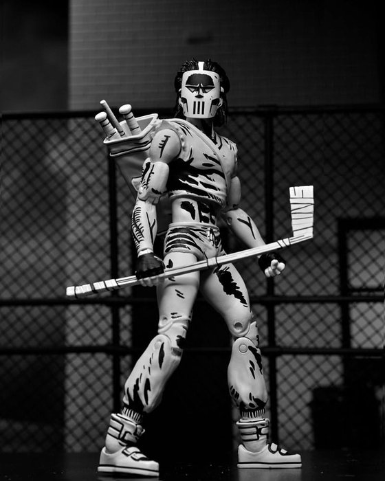 Teenage Mutant Ninja Turtles Figura Casey Jones Black & White 18 cm Teenage Mutant Ninja Turtles Figura Casey Jones Black & White 18 cm