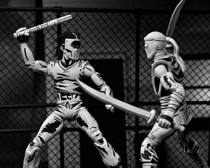 Teenage Mutant Ninja Turtles Figura Casey Jones Black & White 18 cm Teenage Mutant Ninja Turtles Figura Casey Jones Black & White 18 cm