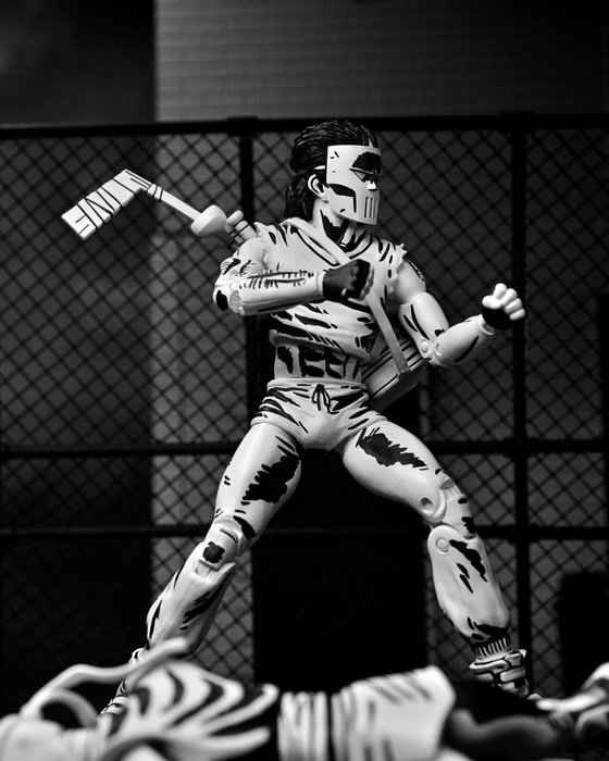 Teenage Mutant Ninja Turtles Figura Casey Jones Black & White 18 cm Teenage Mutant Ninja Turtles Figura Casey Jones Black & White 18 cm