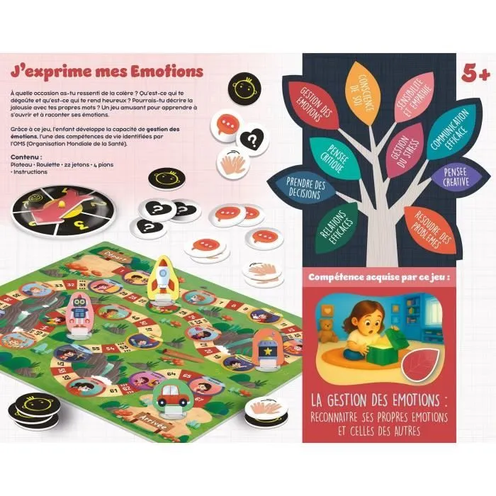 Liscianigiochi Juego de Emociones Educativo HABILIDADES PARA LA VIDA A partir de 5 años