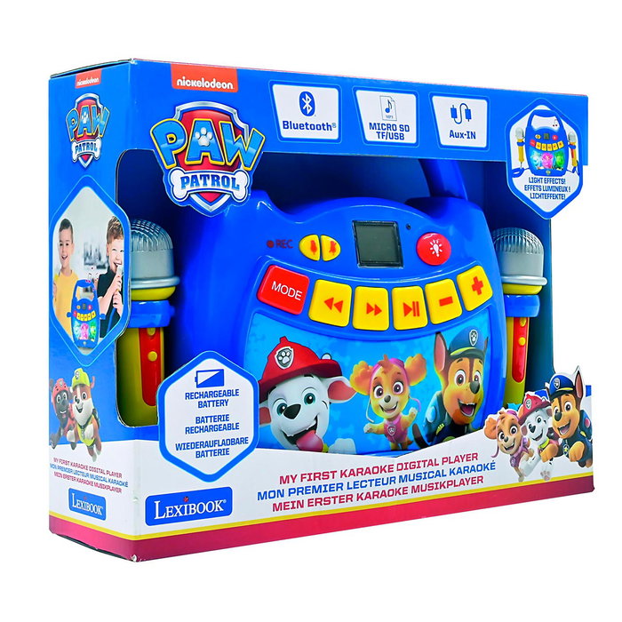 Lexibook Karaoke Digital Portátil Paw Patrol con 2 Micrófonos Lexibook Karaoke Digital Portátil Paw Patrol con 2 Micrófonos