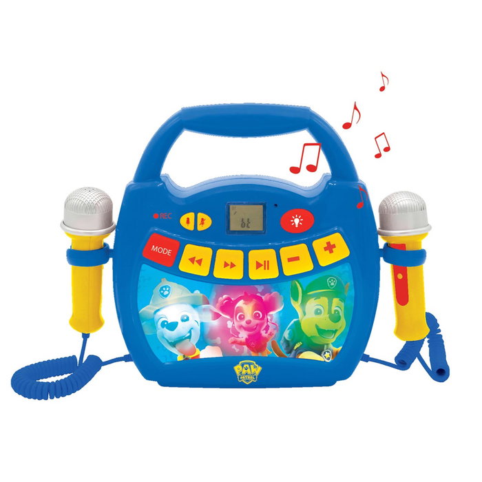 Lexibook Karaoke Digital Portátil Paw Patrol con 2 Micrófonos Lexibook Karaoke Digital Portátil Paw Patrol con 2 Micrófonos