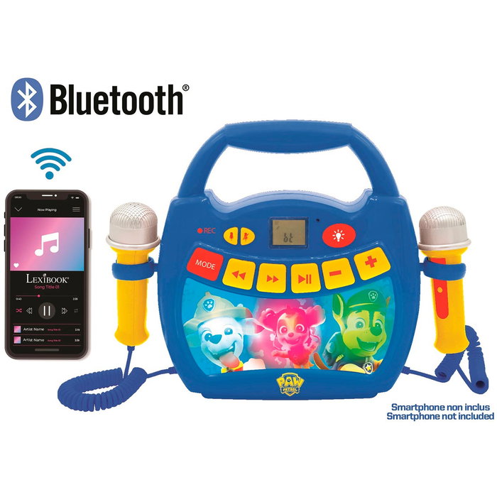 Lexibook Karaoke Digital Portátil Paw Patrol con 2 Micrófonos Lexibook Karaoke Digital Portátil Paw Patrol con 2 Micrófonos