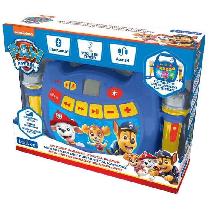 Lexibook Karaoke Digital Portátil Paw Patrol con 2 Micrófonos Lexibook Karaoke Digital Portátil Paw Patrol con 2 Micrófonos