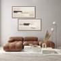 DKD Home Decor Cuadro Lienzo Abstracto Surtido de 2 Piezas 100x50x4 cm