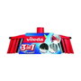 Vileda Cepillo escoba 3 action Universal 3 en 1 antichoque