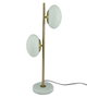 DKD Home Decor Lámpara de Sobremesa de Mármol y Cristal con Bola