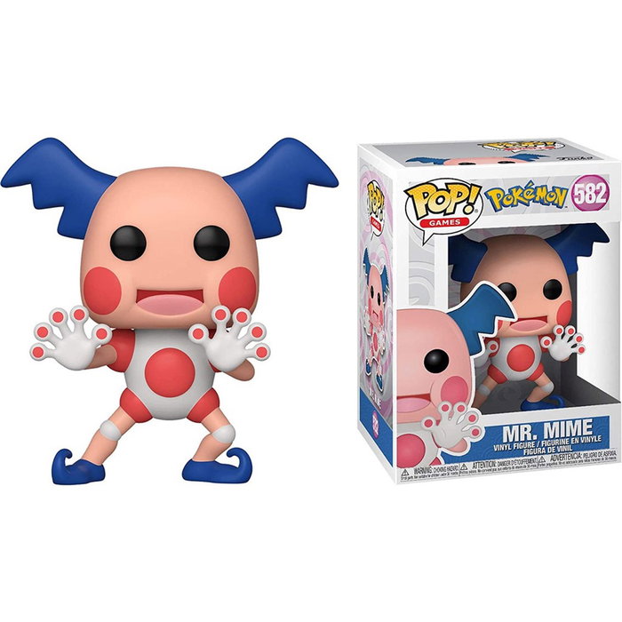 Funko Pop Pokemon Mr. Mime Figura de Vinilo 9 cm