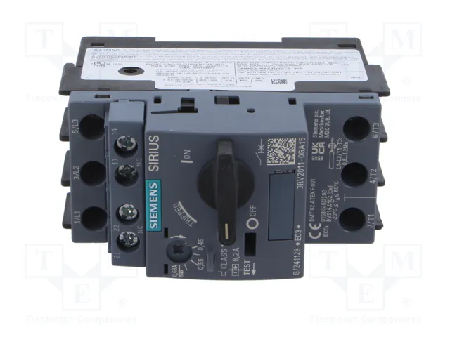 SIEMENS 3RV2011-0GA15 Interruptor motorizado 0,18kW S00