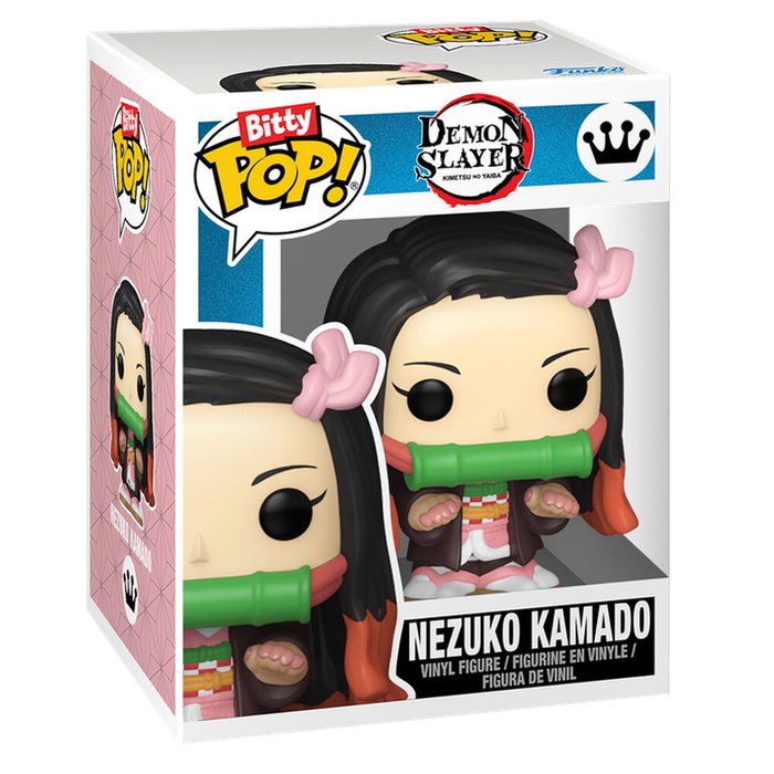 Funko Bitty POP! Demon Slayer: Kimetsu no Yaiba Tanjiro & Nezuko Pack de 2 Figuras de 2 cm Funko Bitty POP! Demon Slayer: Kimetsu no Yaiba Tanjiro & Nezuko Pack de 2 Figuras de 2 cm
