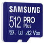 Samsung PRO Plus 512GB MicroSDXC UHS-I U3 V30 A2 180 MB/s Full HD 4K UHD Tarjeta de Memoria