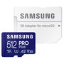 Samsung PRO Plus 512GB MicroSDXC UHS-I U3 V30 A2 180 MB/s Full HD 4K UHD Tarjeta de Memoria