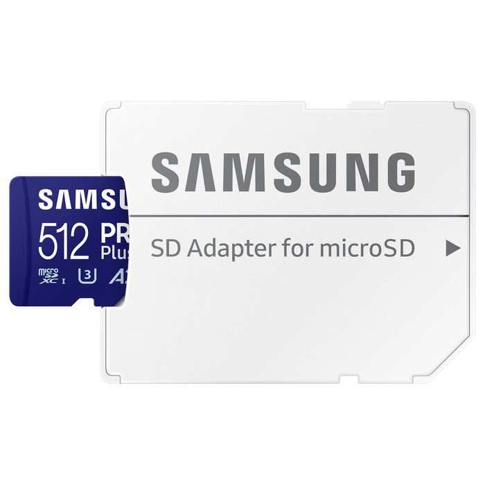Samsung PRO Plus 512GB MicroSDXC UHS-I U3 V30 A2 180 MB/s Full HD 4K UHD Tarjeta de Memoria