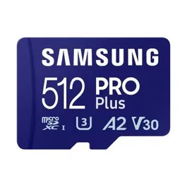 Samsung MB-MD512SA/EU Tarjeta MicroSDXC de 512 GB, UHS-I Clase 10, Velocidad Lectura 180 MB/s, Escritura 130 MB/s
