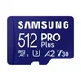 Samsung MB-MD512SA/EU Tarjeta MicroSDXC de 512 GB, UHS-I Clase 10, Velocidad Lectura 180 MB/s, Escritura 130 MB/s