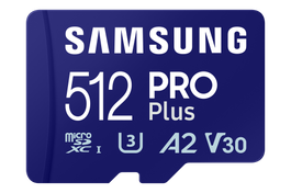 Samsung MB-MD512SA/EU Tarjeta MicroSDXC de 512 GB, UHS-I Clase 10, Velocidad Lectura 180 MB/s, Escritura 130 MB/s