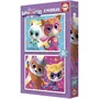 Educa Puzzle SuperKitties 2 x 20 Piezas Multicolor Niños a partir de 3 años AAAQE71908