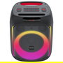 Kenwood AS-P200BT Altavoz de Fiesta Portátil 50W Bluetooth 5.0 y Alámbrico con Iluminación LED, Batería Recargable y Entradas USB/3.5mm/6.5mm - Negro
