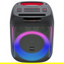 Kenwood AS-P200BT Altavoz de Fiesta Portátil 50W Bluetooth 5.0 y Alámbrico con Iluminación LED, Batería Recargable y Entradas USB/3.5mm/6.5mm - Negro