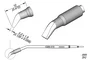 JBC TOOLS Punta de soldadura destornillador acodado 3,2x1,5mm