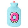 Edm Bolsa de agua caliente 2 l modelo donut glaseado verde agua