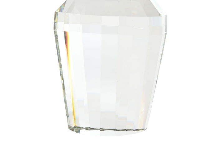 DKD Home Decor Lámpara Sobremesa Transparente Blanco 21 x 43 x 21 cm