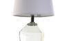 DKD Home Decor Lámpara Sobremesa Transparente Blanco 21 x 43 x 21 cm