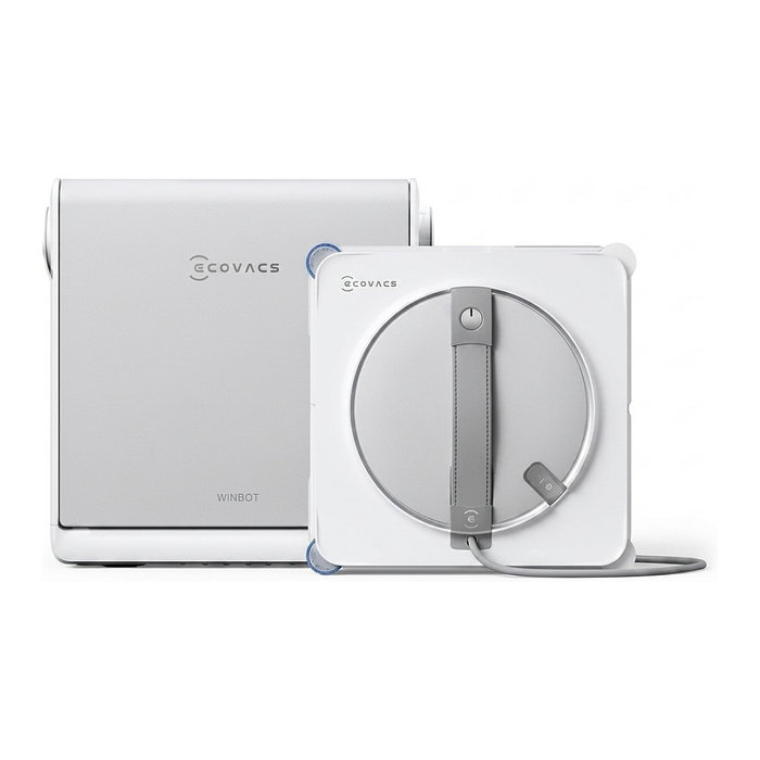 Ecovacs Winbot W2S OMNI - Robot limpiacristales blanco y gris con estación de acoplamiento Ecovacs Winbot W2S OMNI - Robot limpiacristales blanco y gris con estación de acoplamiento
